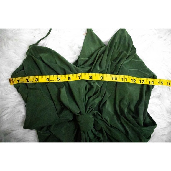 Misa Los Angeles Green Maxi Dress Size XS Cami Jersey Knit Sleeveless Vacation - Picture 8 of 10